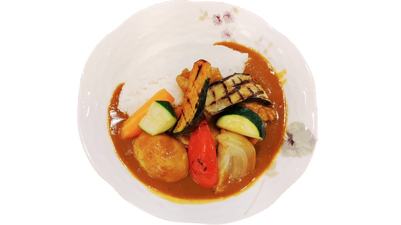 13. ディルフェボー<br>大山鶏と季節野菜の欧風チキンカレー