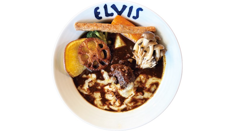 35. soupcurry&dining ELVIS<br>牛すじ炙りチーズBLACK