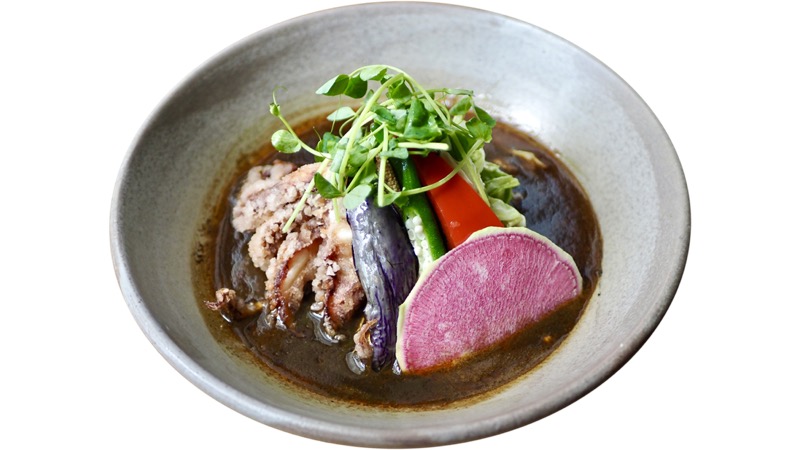 58. スープカレーポニピリカ<br>イカスミカレー