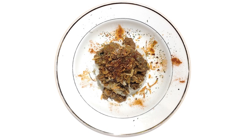 65. ビアバルFesta下北沢<br>牛すじ＆牛挽ビール煮キーマカレー