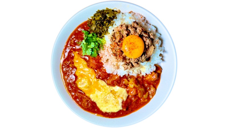 71. 下北沢ミートブラザーズ<br>クオンカレー全部のせ