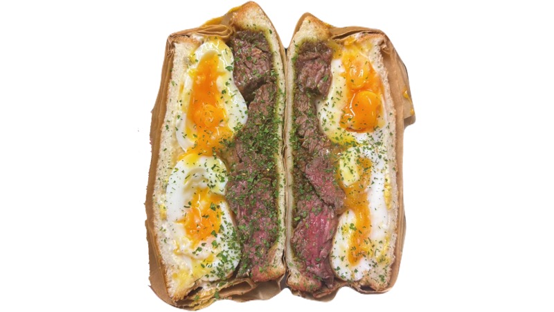 80. STABLER Shimokitazawa Meatsand<br>月見キーマカレーミートサンド