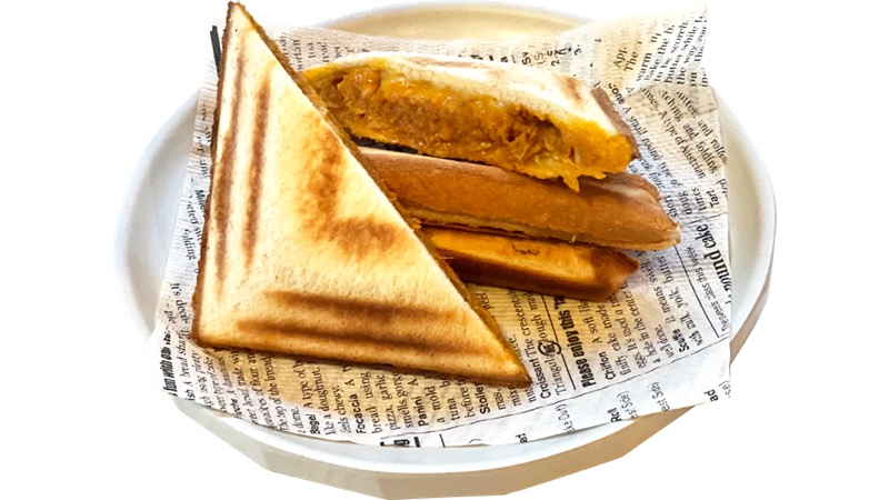 81. えくぷり<br>【フェス限定】チーズトマトカレーサンド