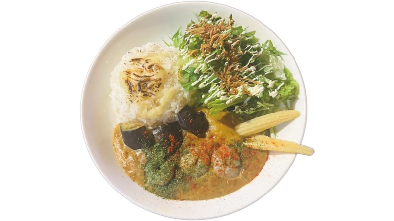 93. 3rd stone cafe<br>タイ風ココナッツカレー（フェスver.）